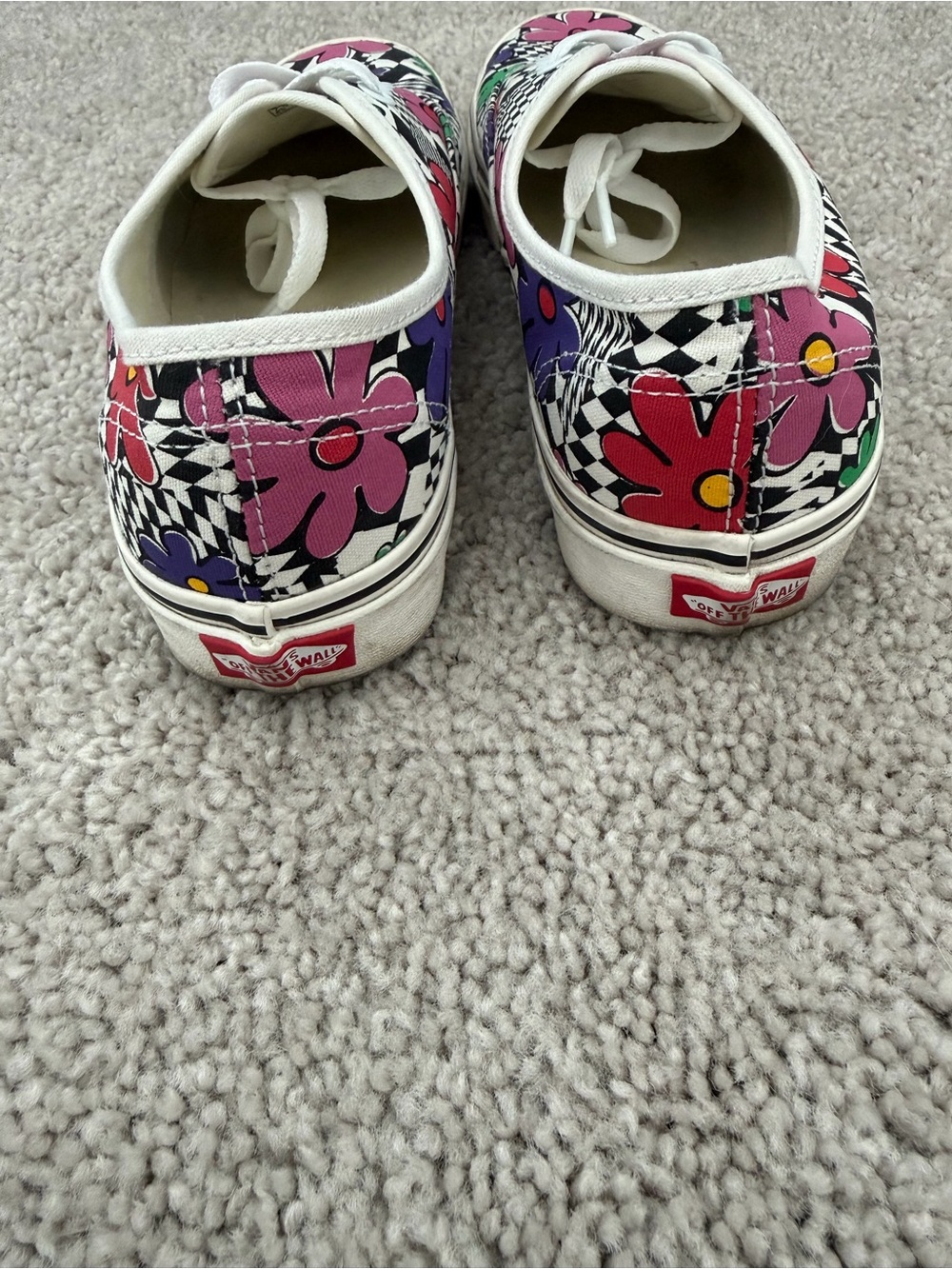 Vans Floral Checkerboard Authentics - Picture 4 of 7